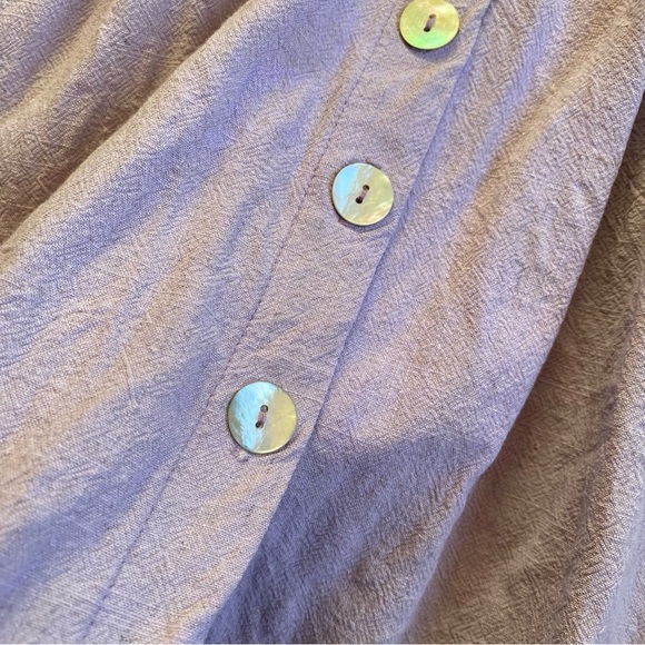 My Story dress linen baby doll lilac with pockets - Picture 8 of 11